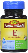 Vitamin E 400 IU Softgels, 100 ct (Pack of 2) X793497