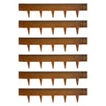 Corten Steel Landscape Edging 40 Inch Strips 8 Inch Depth 6 pcs V543