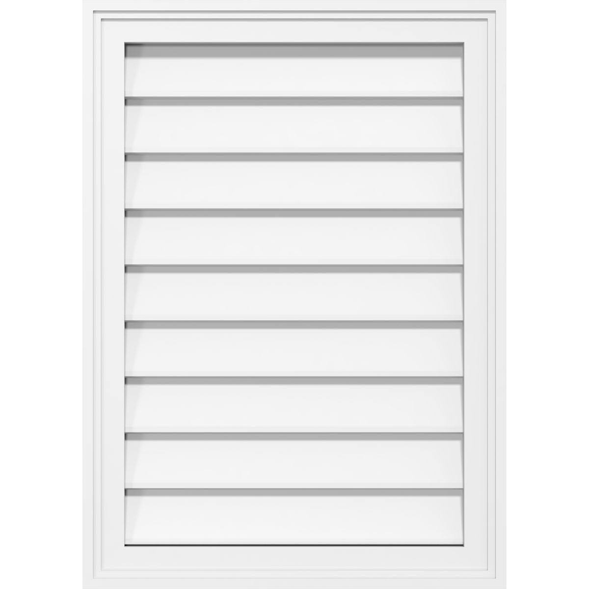 24x22W x 30x22H PVC Gable Vent with Brickm L416625
