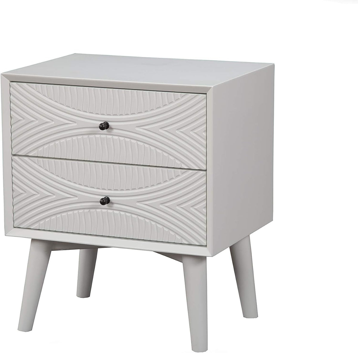 White 2 Drawer Nightstand J663506
