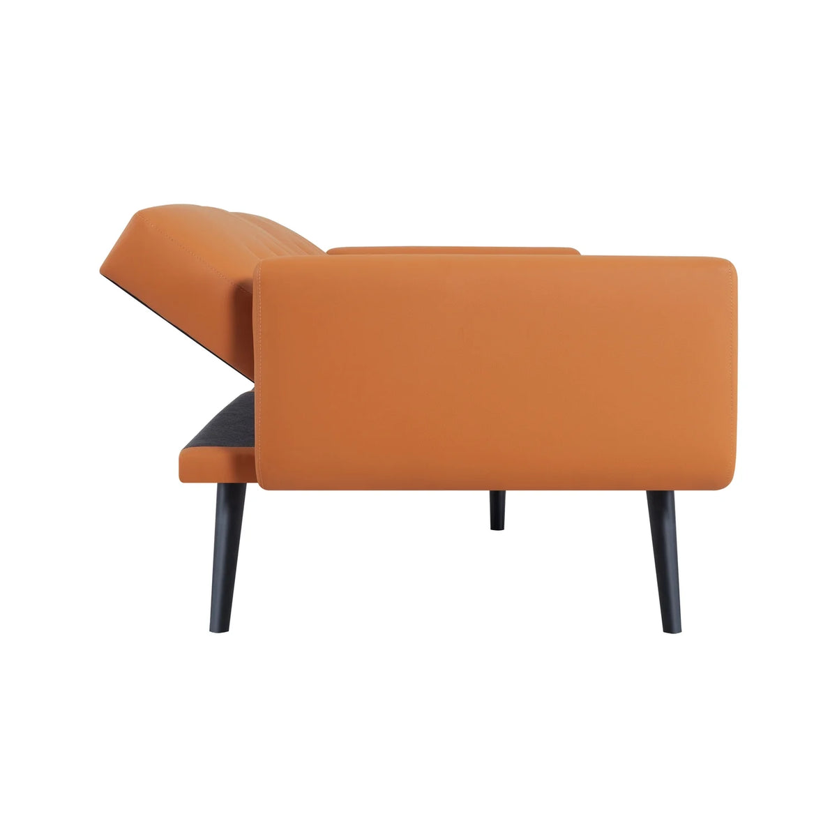 Caramel Air Leather Futon Sofa Bed X737