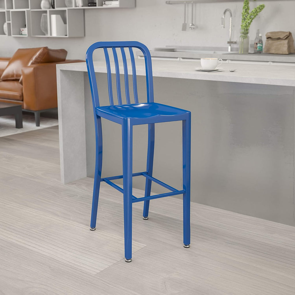 Yellow Metal Barstool C482281