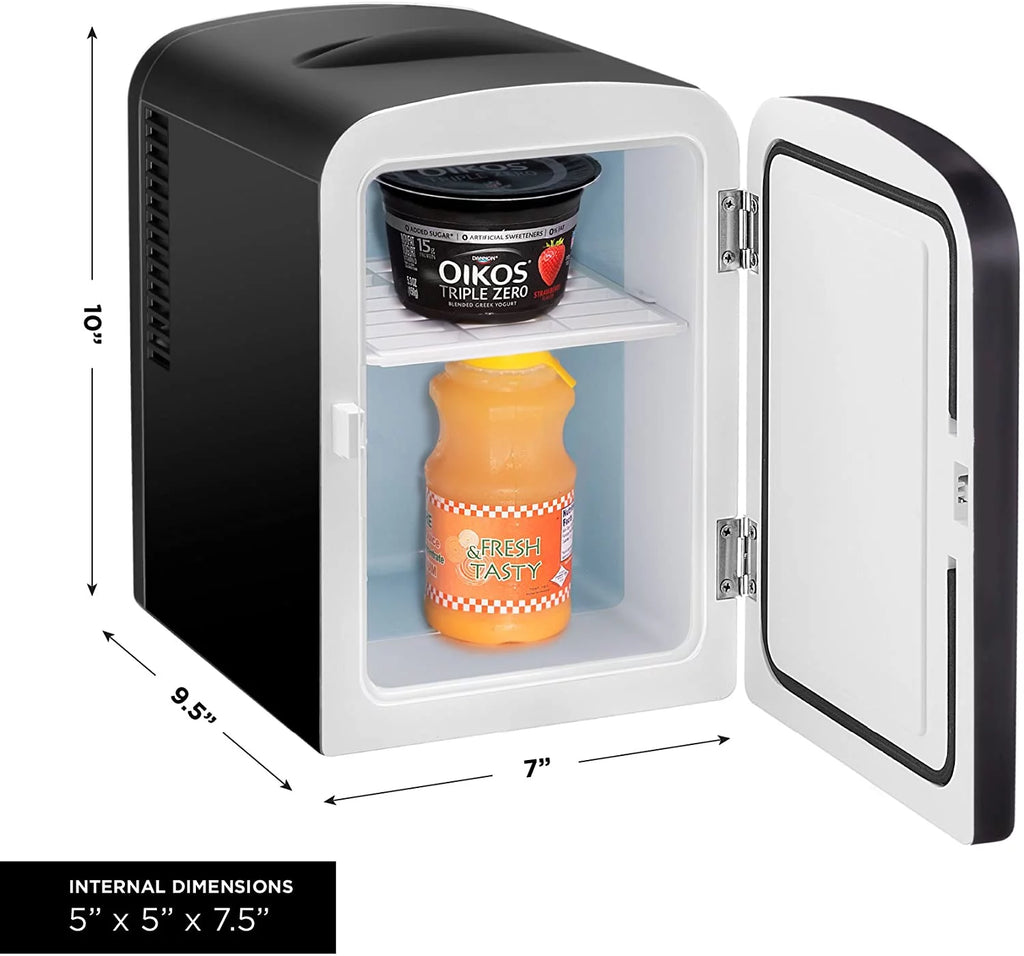 Portable 4L Mini Fridge Black W374