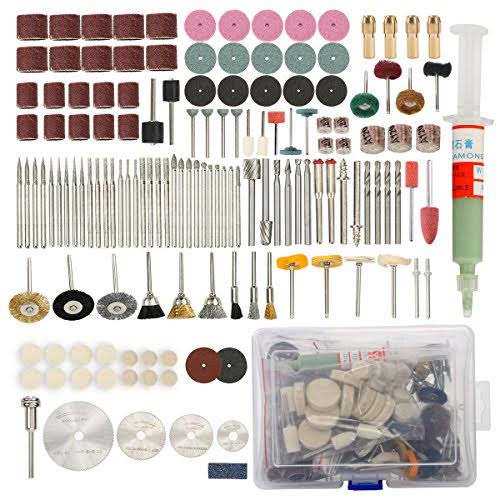 Rotary Tool Accessory Set 196pc Grinding, Sanding, Polishing N889443