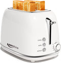 2 Slice Stainless Steel Retro Toaster with Wide Slot N520