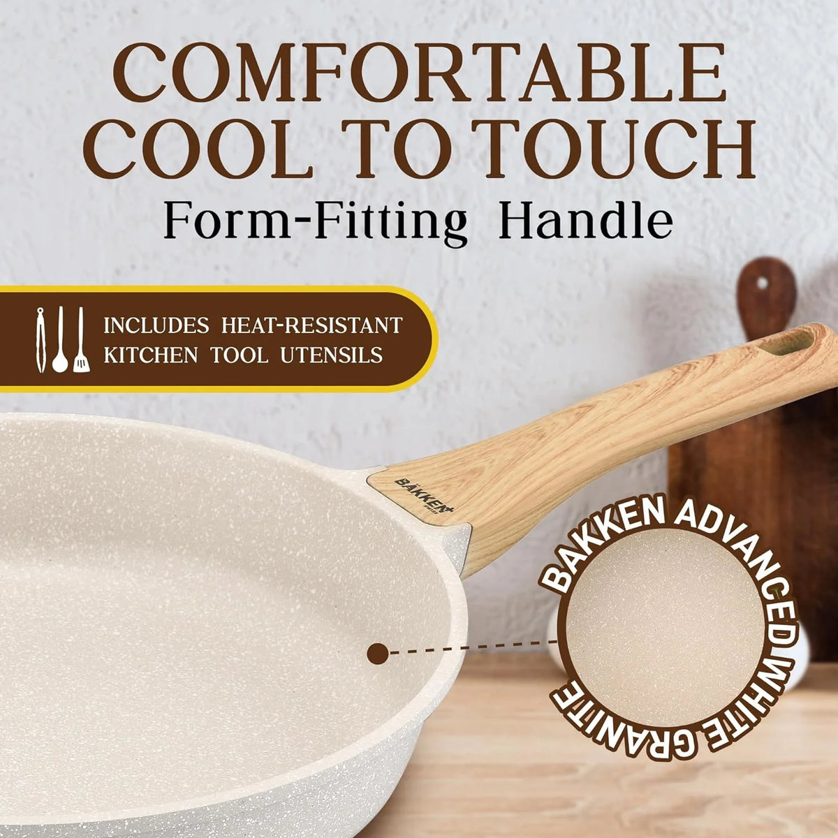 20-Piece Granite Non-Stick Kitchen Cookware Set Z865770
