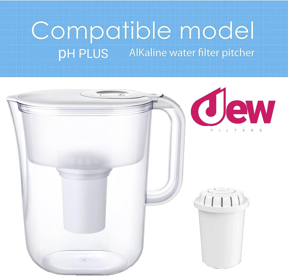 6-Pack Replacement Alkaline Water Filter Cartridge B79182