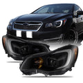 Projector Smoke Headlights with Tube Parking U3357