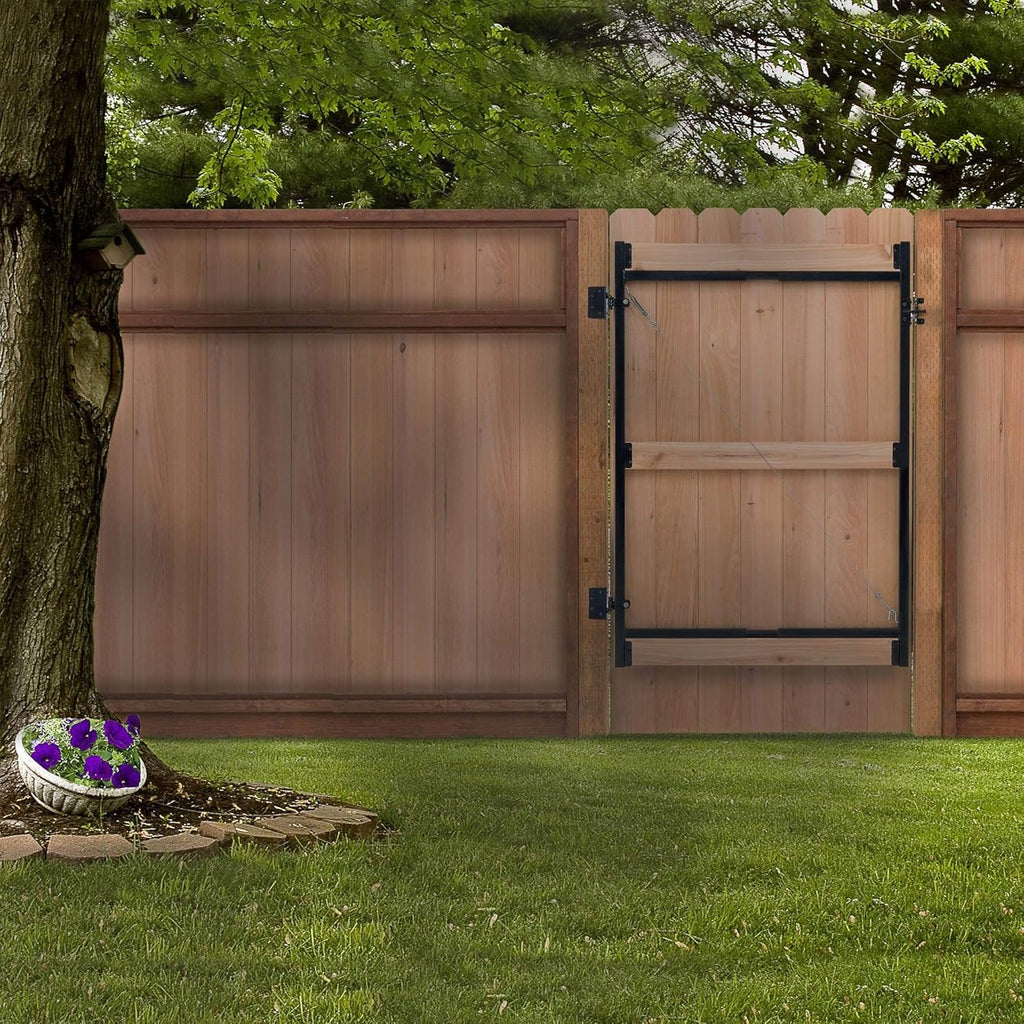 Steel Frame Gate Adjustable Building Kit, 60 to 96 Inches Wide and 6 Inches High, 3 Pack Z293728