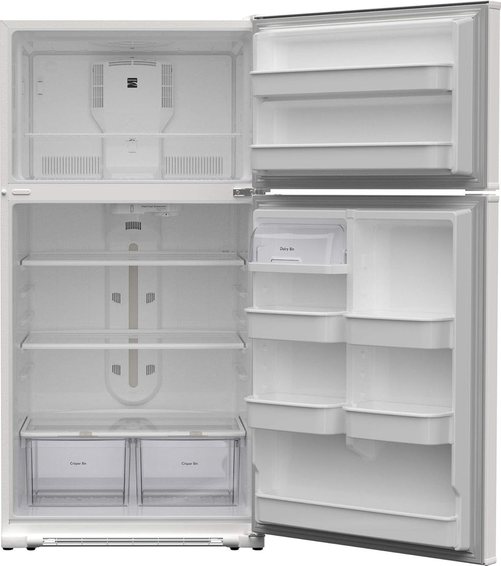 White 21 Cubic Ft. Top-Freezer Refrigerator W360603