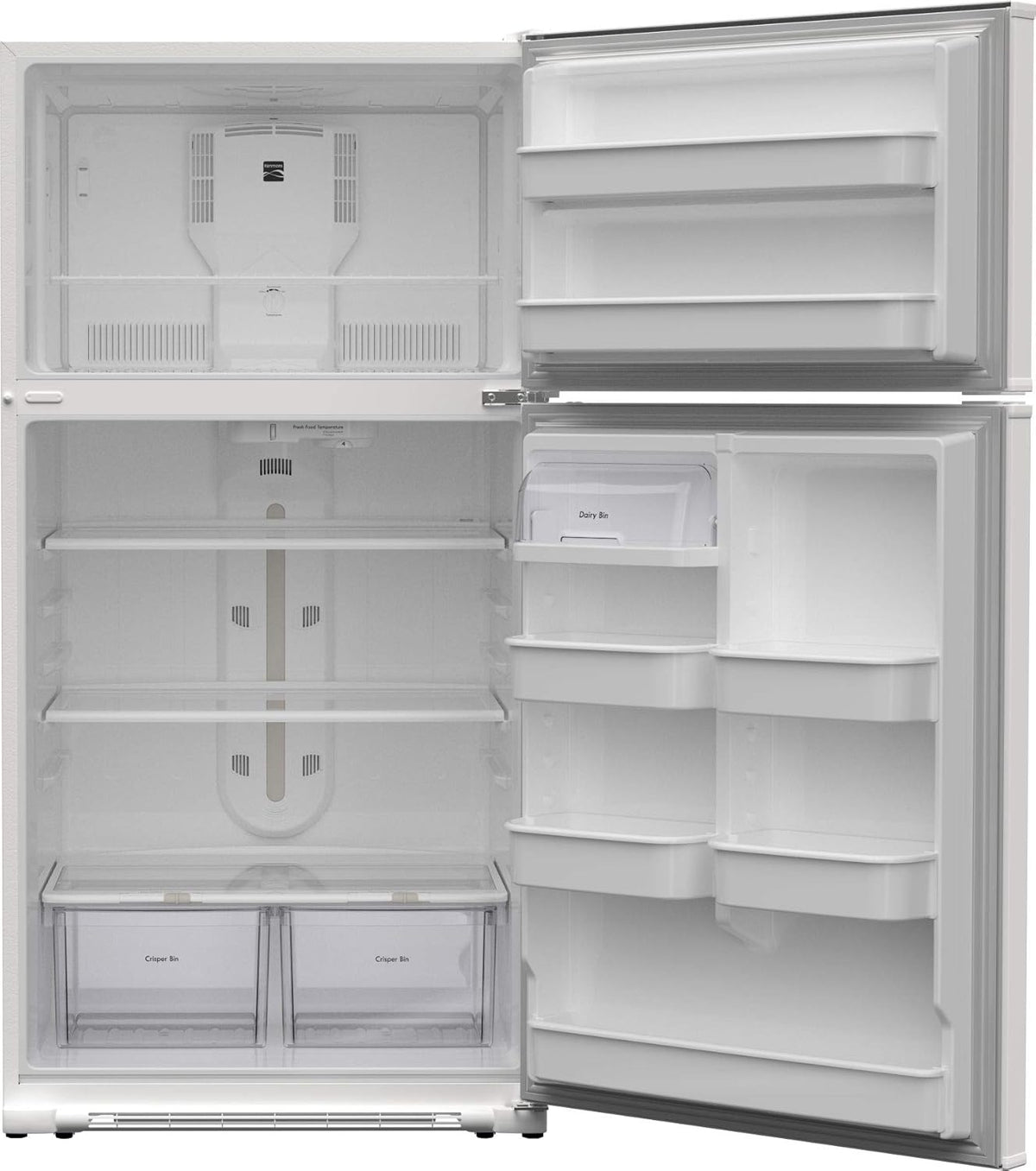 White 21 Cubic Ft. Top-Freezer Refrigerator W360603