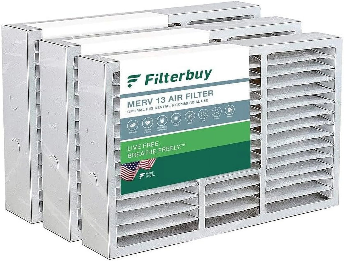 16x25x5 MERV 13 Pleated HVAC Air Filters (3-Pack) F742