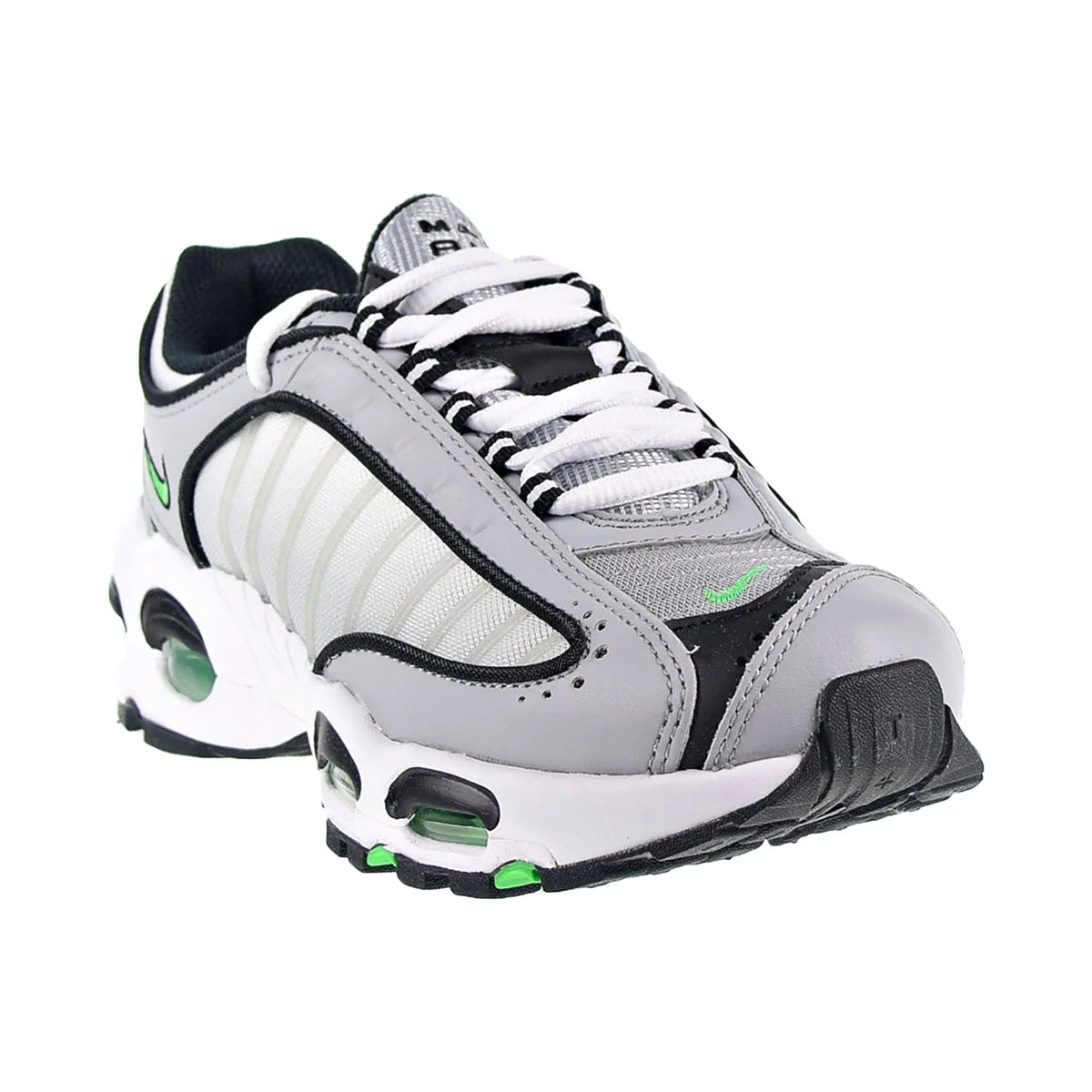 Wolf Grey White Black Green Spark Big Kids' Shoes T281411