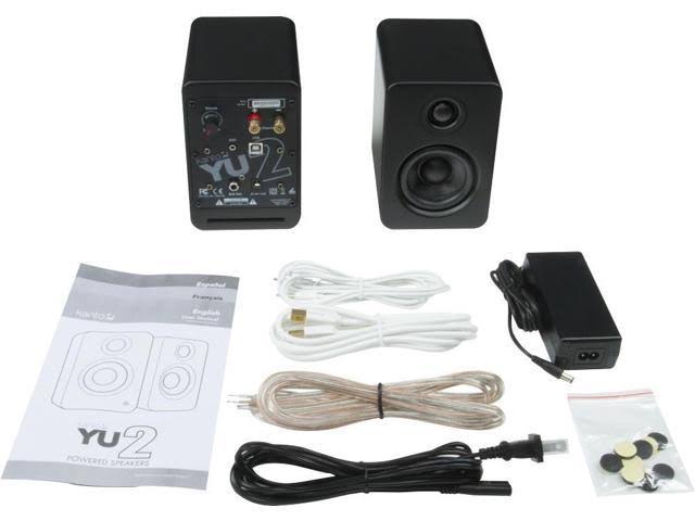 Matte Gray Powered Desktop Speakers U57620
