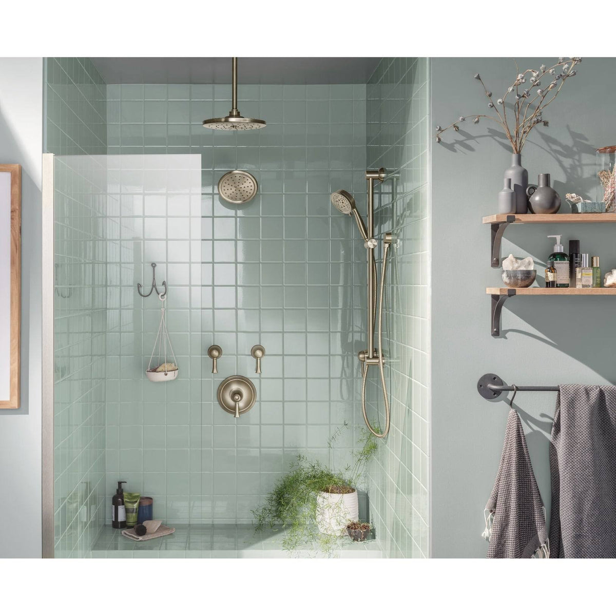 Polished Nickel Thermostatic Valve Trim A515