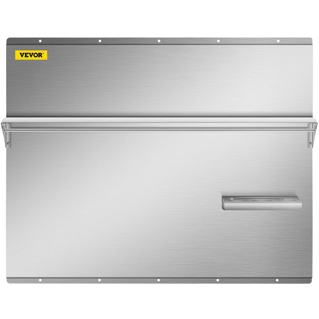 Stainless Steel Range Backsplash with Shelf S655