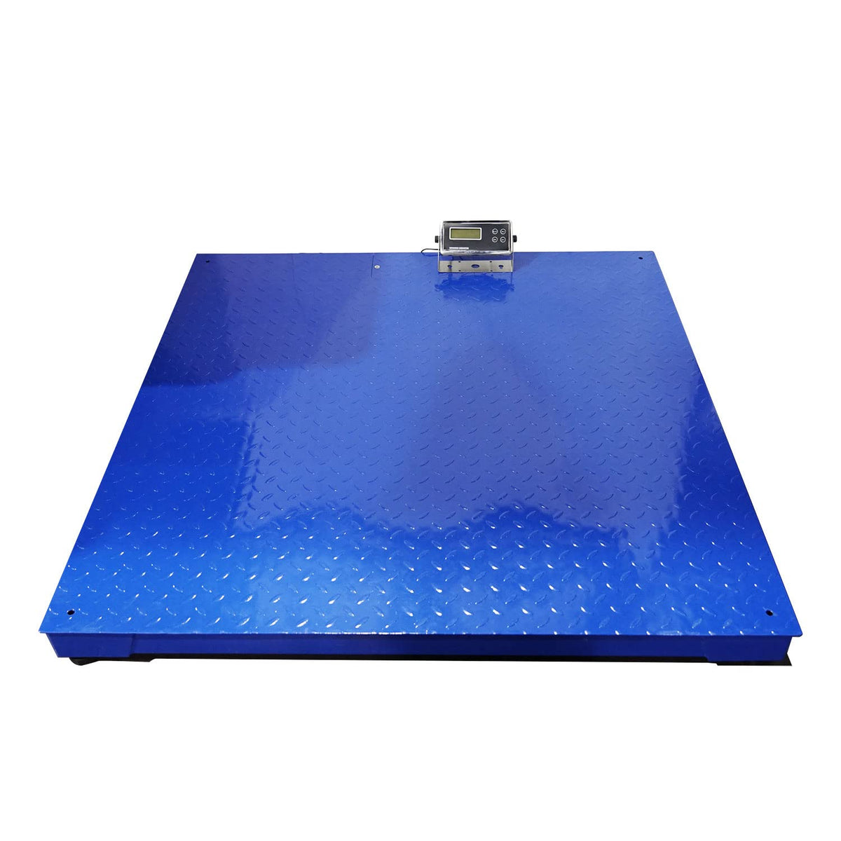 Industrial Floor Scale with Indicator, 5000 x 0.5lb (48x48) T32991