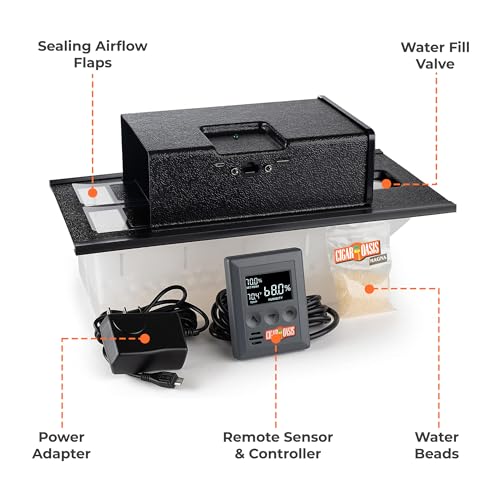 Cigar Humidor Humidifier with LCD Humidity & Temperature Display T415