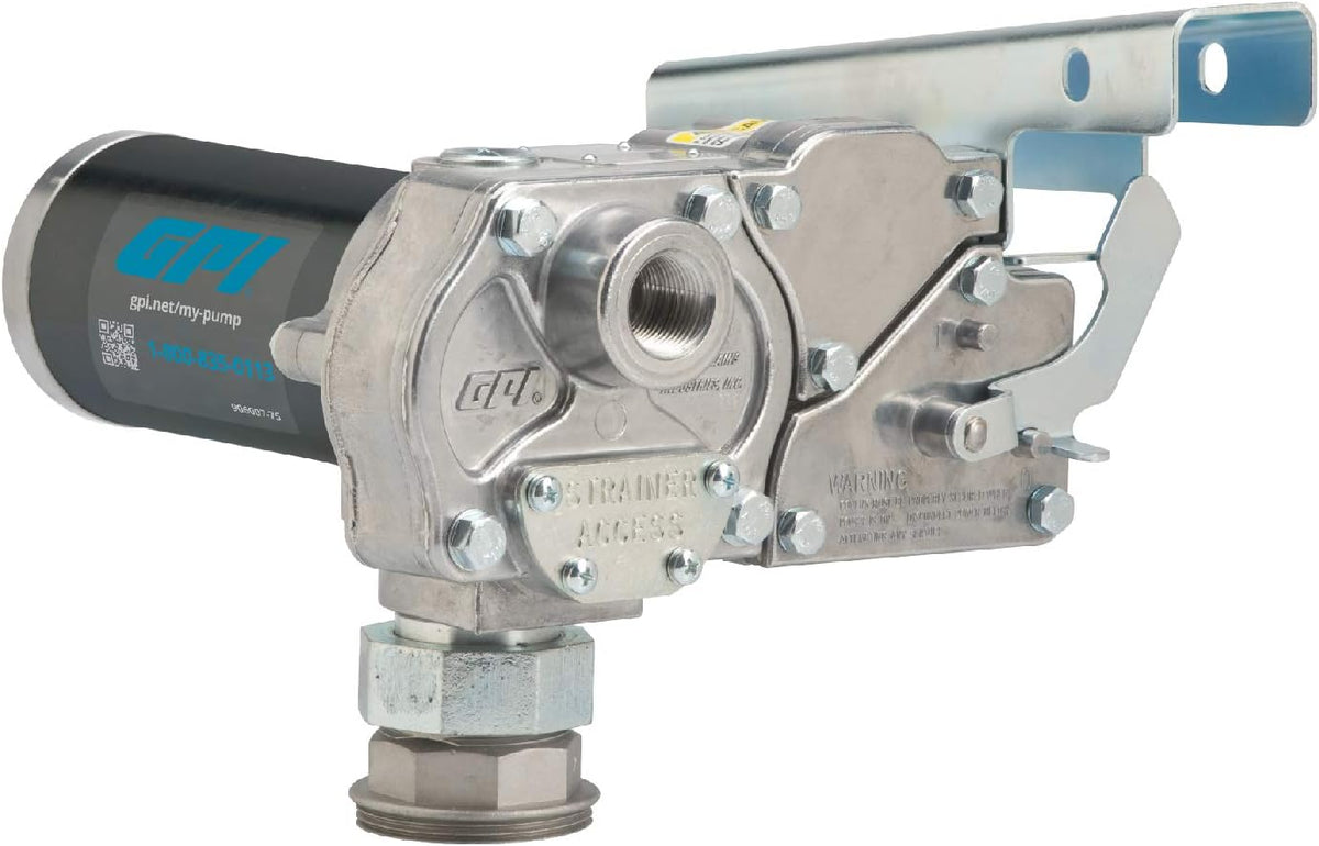 Fuel Transfer Pump with Automatic Shut-Off Nozzle, 15 GPM, 12' Hose V295951