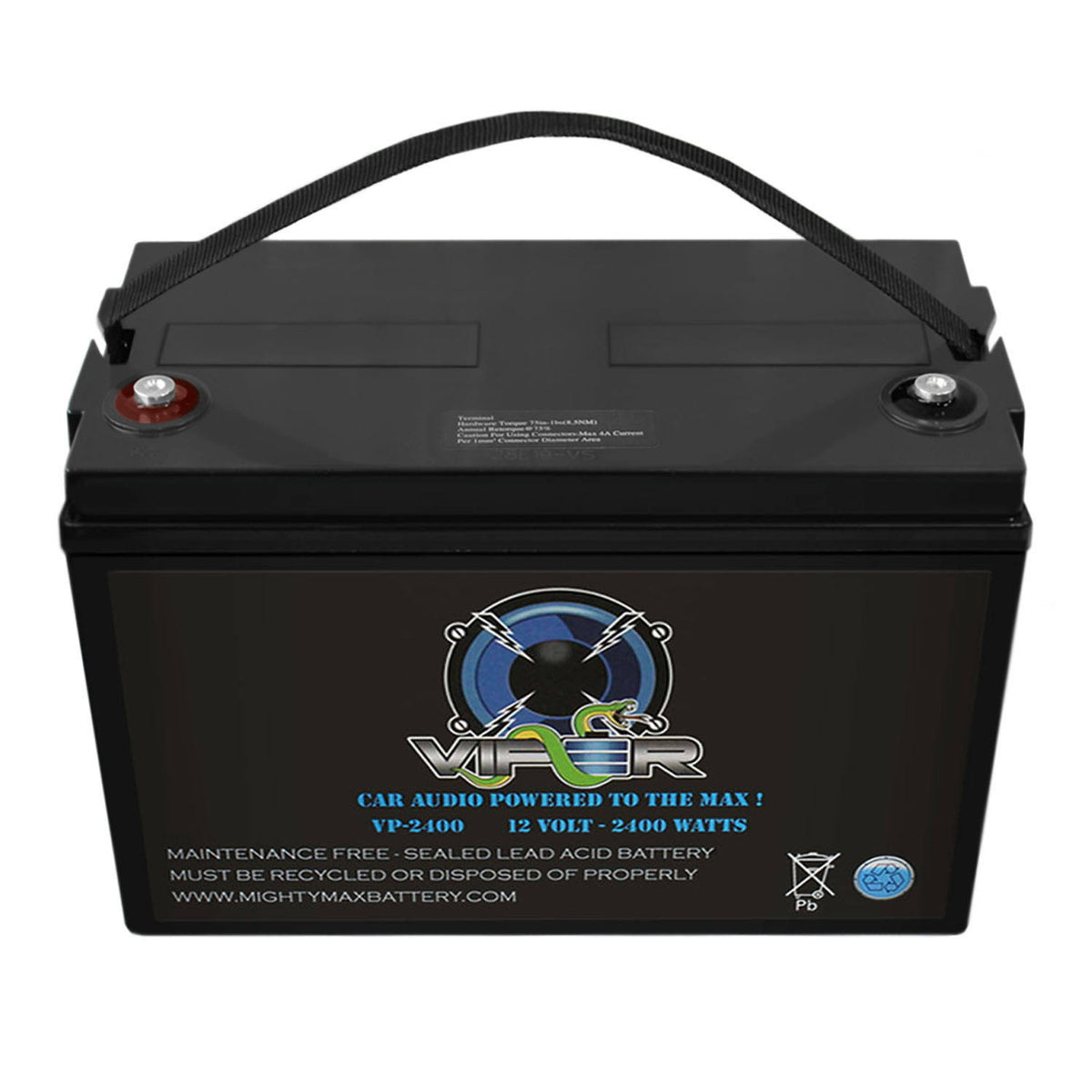 12V 2400 Watt Power Cell Battery with Terminal Hardware I117