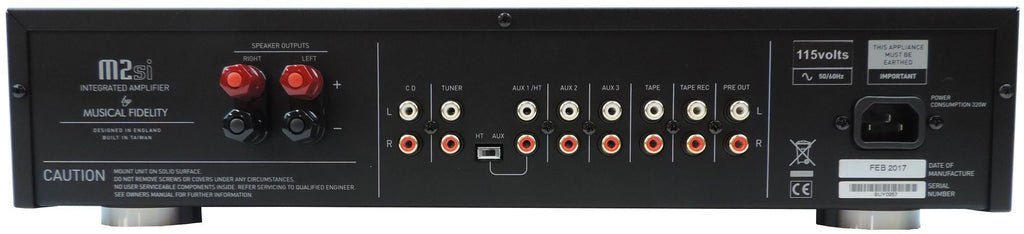 Black Stereo Integrated Amplifier E711040