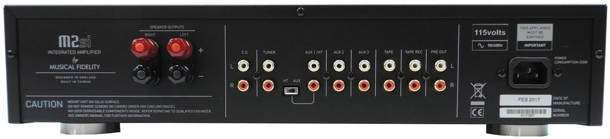 Black Stereo Integrated Amplifier E711040