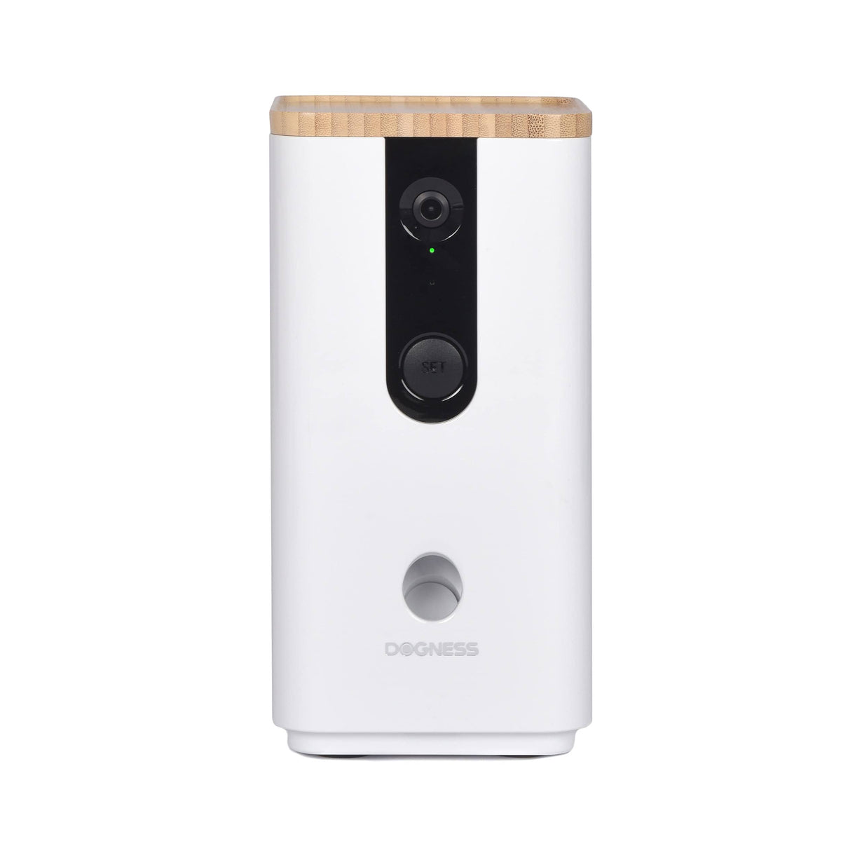White Pet Treat Dispenser with Camera T2572