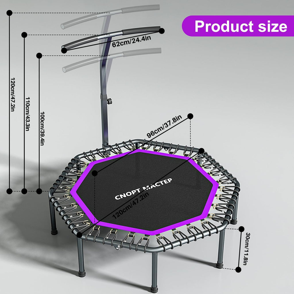 50'' Trampoline Rebounder Load 330lbs G79846