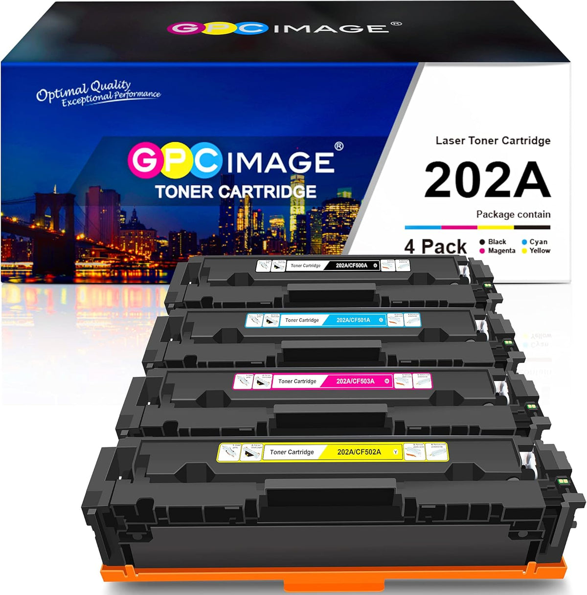 Compatible Toner Cartridge Replacement 4-Pack D365