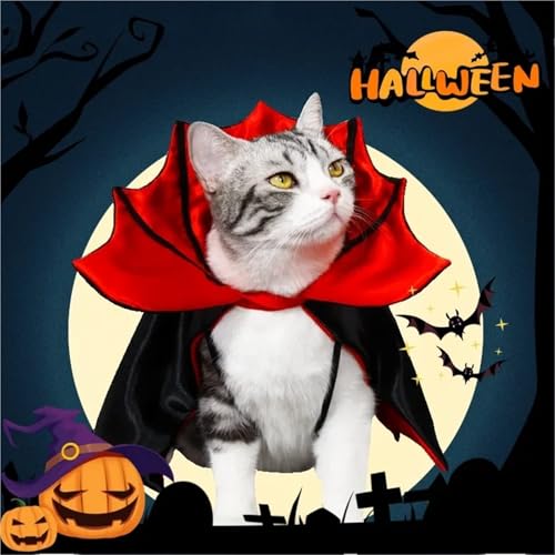 Halloween Pet Cosplay Vampire Cloak Attire F508