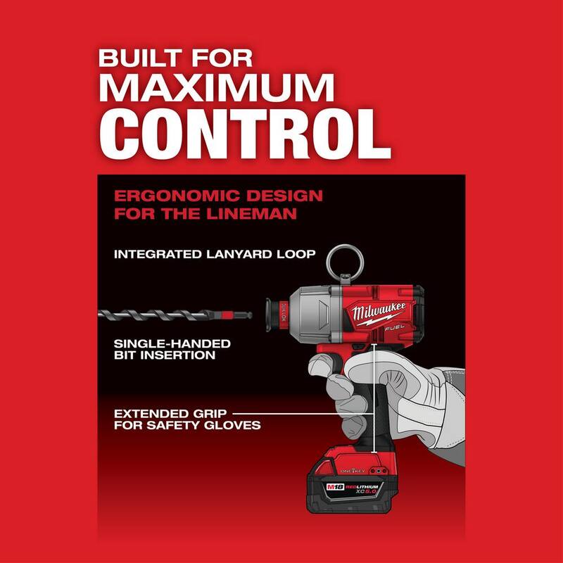 18V Lithium-Ion Brushless Cordless High Torque Impact Wrench D8316