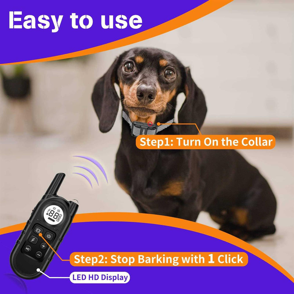 Anti Bark Training Collar for Small Dogs 5-15lbs F58871