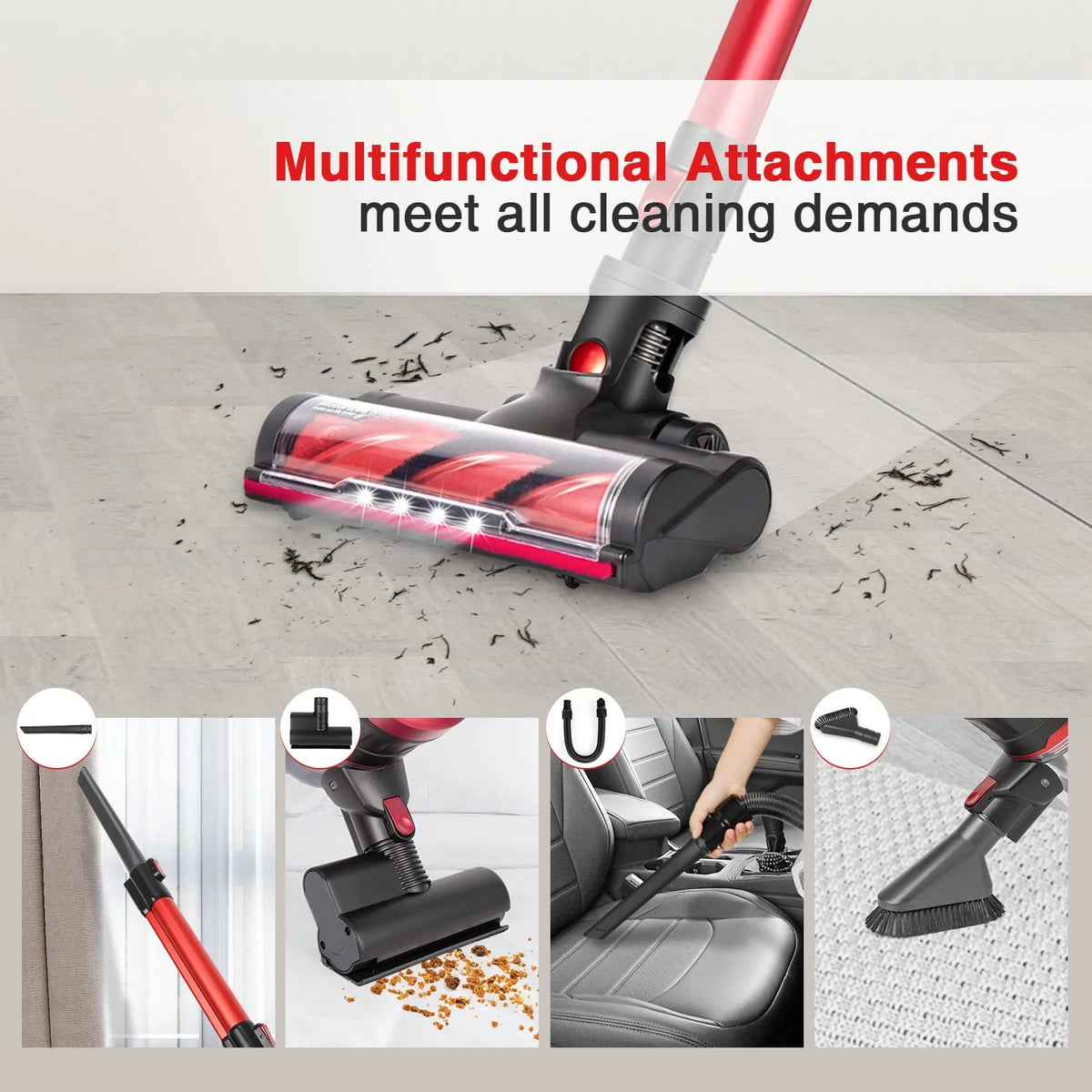 Cordless Stick Vacuum Cleaner 23Kpa I865
