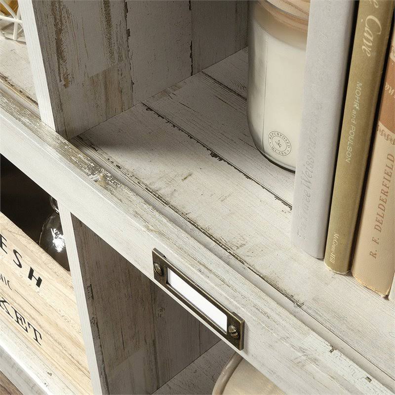 White 10-Cubby Engineered Wood Bookcase B141215