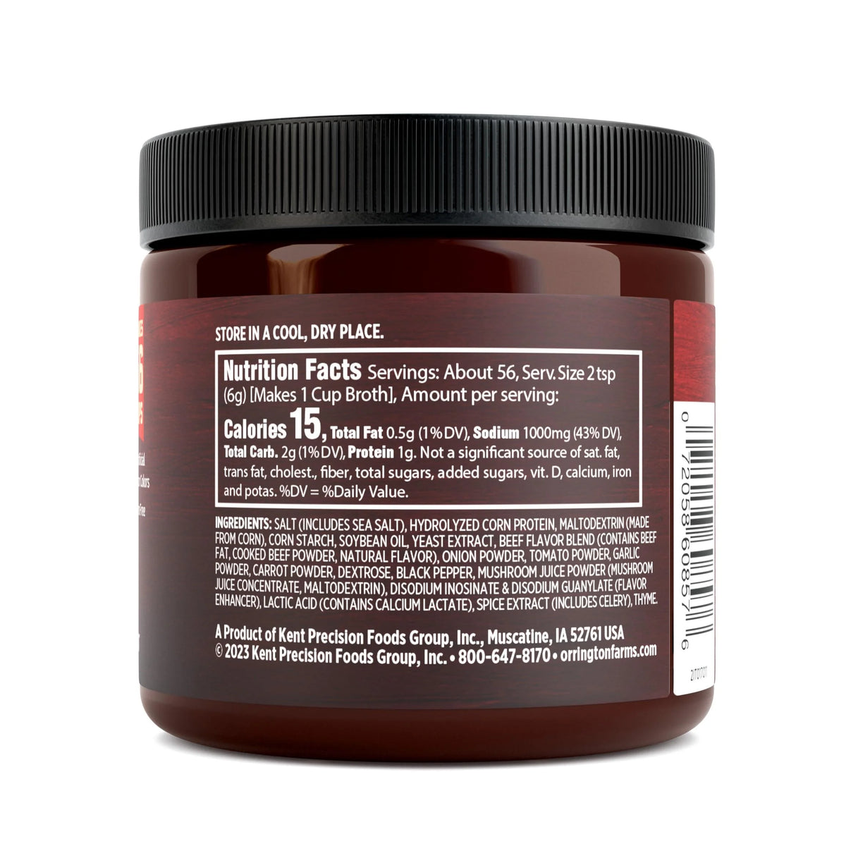 Beef Flavored Broth Base & Seasoning, 12 oz (Pack of 6) L5635
