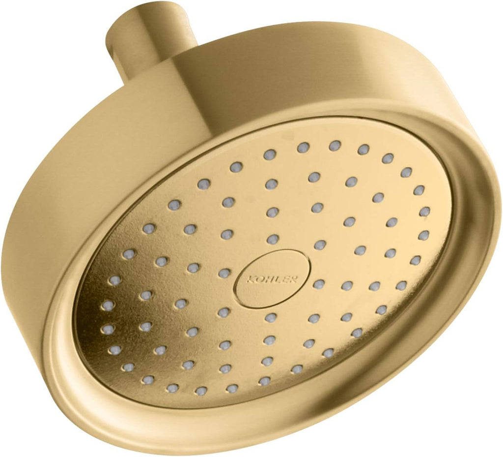 Vibrant Brushed Moderne Brass Showerhead F191