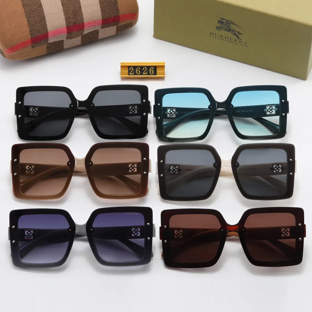 Square Frame Gradient Lens Polarized Sunglasses K291732