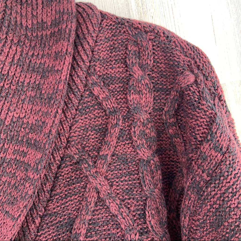 XXL Cable Knit Cardigan W64025