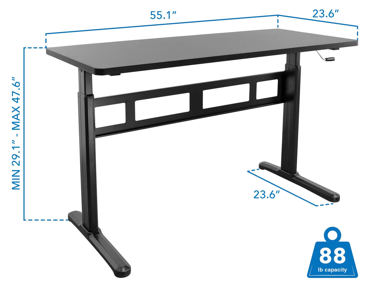 Hand Crank Sit-Stand Desk B8584