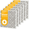 20x20x1 MERV 8 Odor Reduction Air Filters (6 Pack) K1719