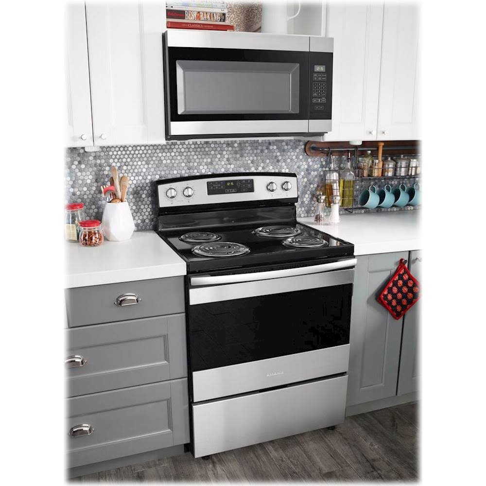 30-Inch Electric Range with Bake Assist Temps - Stainless Steel V5941