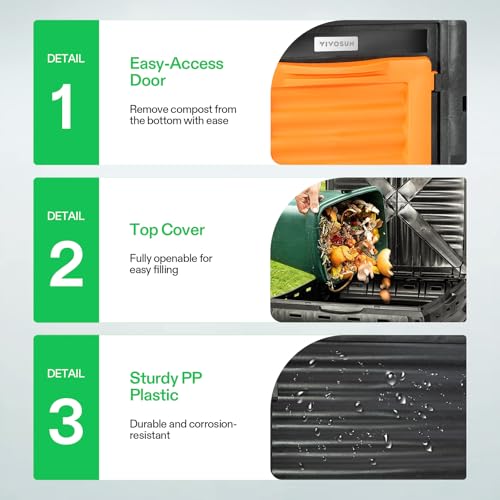 18.5 Gallon Heavy-Duty Compost Tumbler K83315