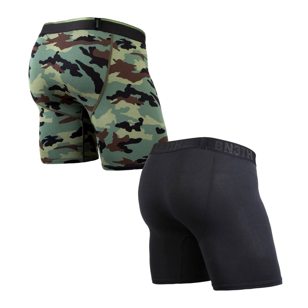 Black Camo 2 Pack Boxer Brief S821
