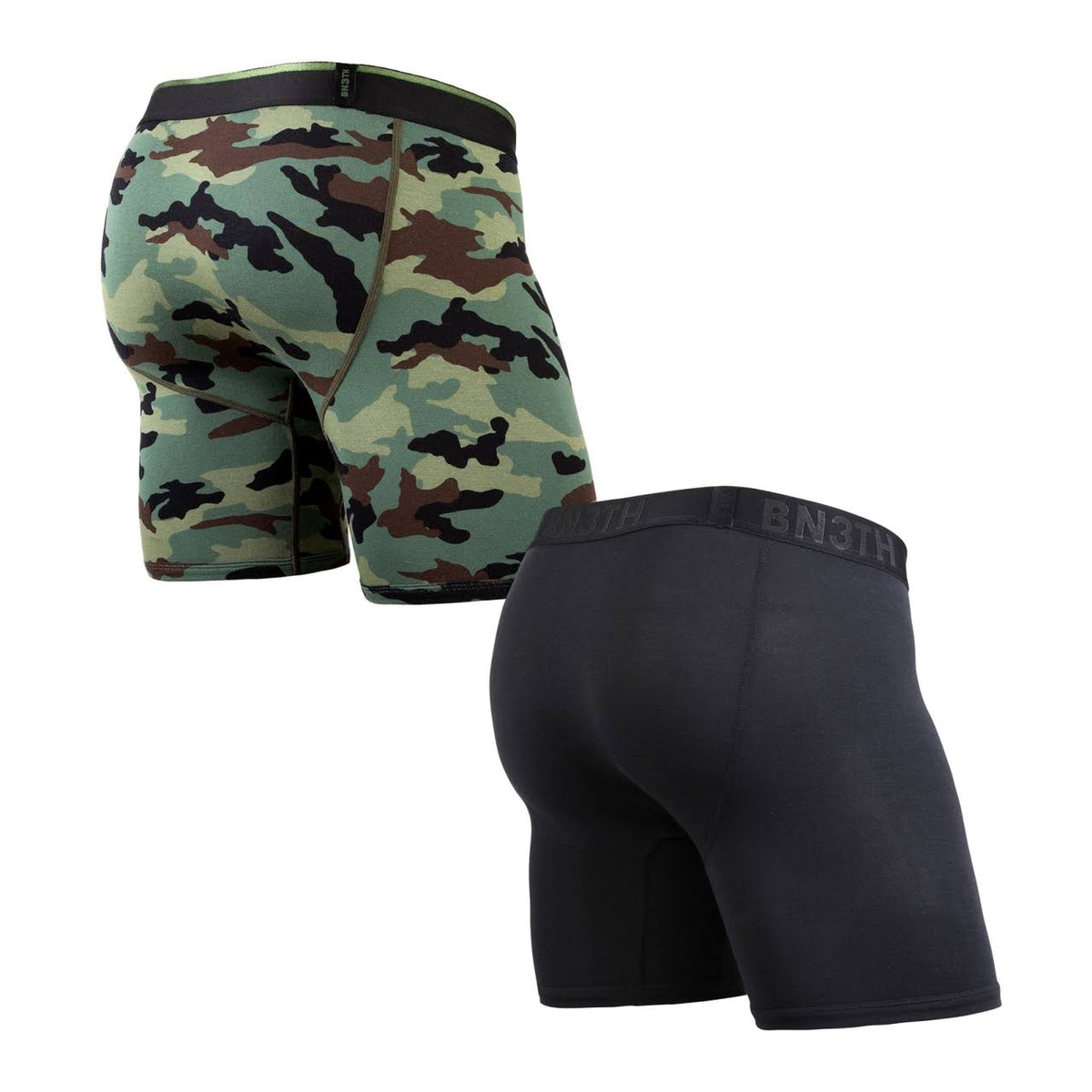 Black Camo 2 Pack Boxer Brief S821