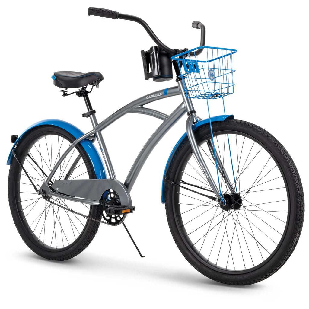 Gray and Blue 26-In. Cruiser Bicycle Z749807