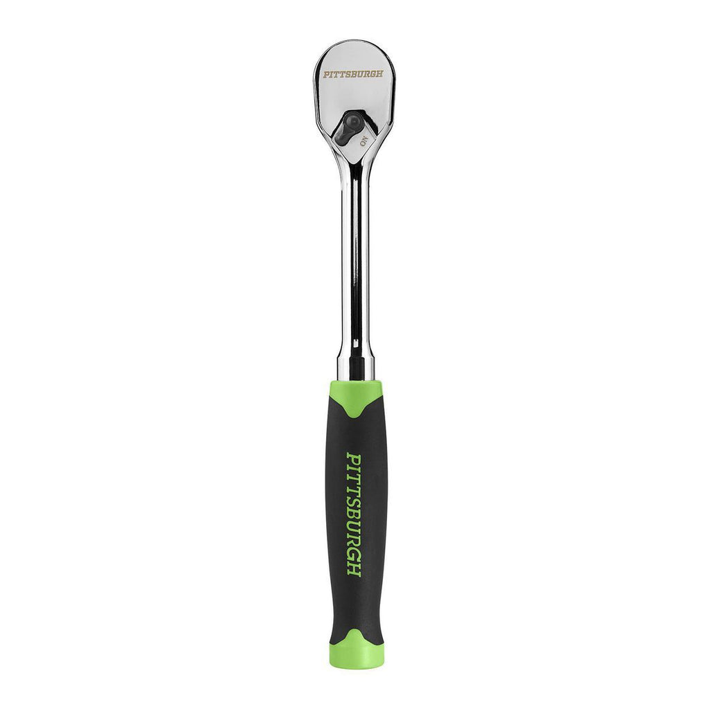 1/2 in. Drive Low-Profile Ratchet with Soft Grip Z146781