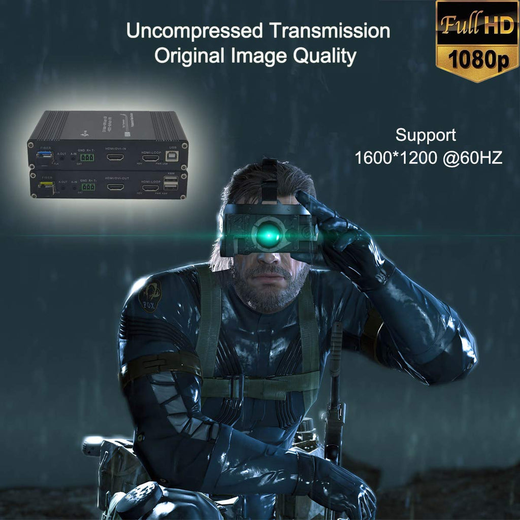 HDMI Fiber Extender 20km Single-Mode Optical Transceiver X62083