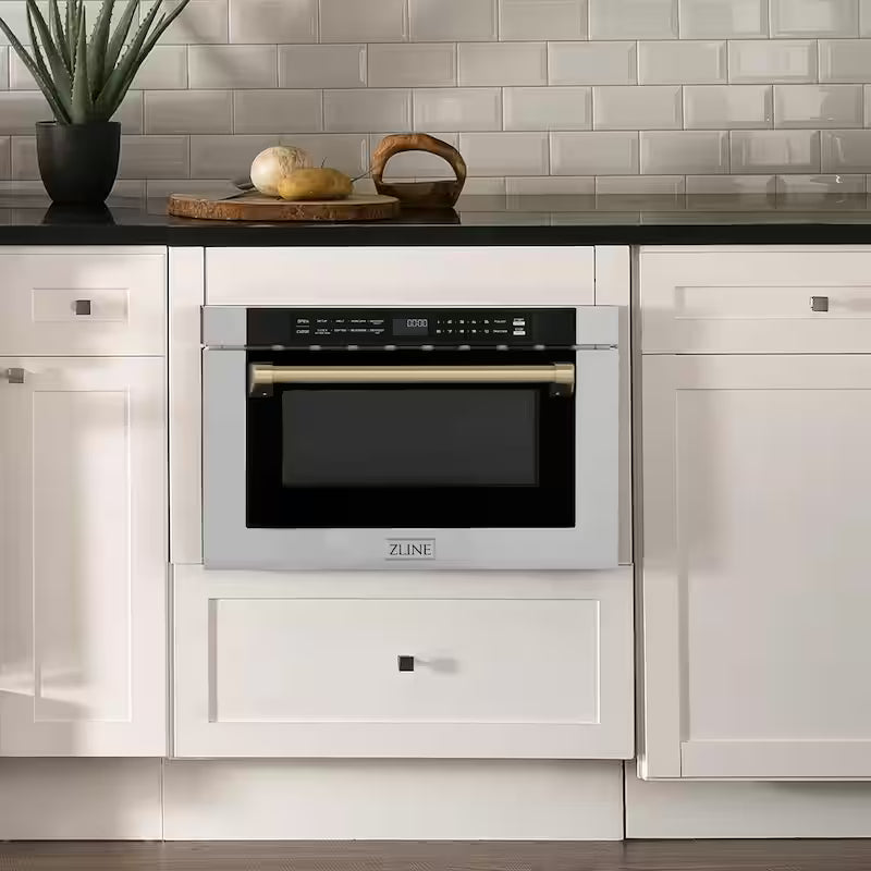 24 in. 1000-Watt Built-In Microwave Drawer Stainless Steel I422991