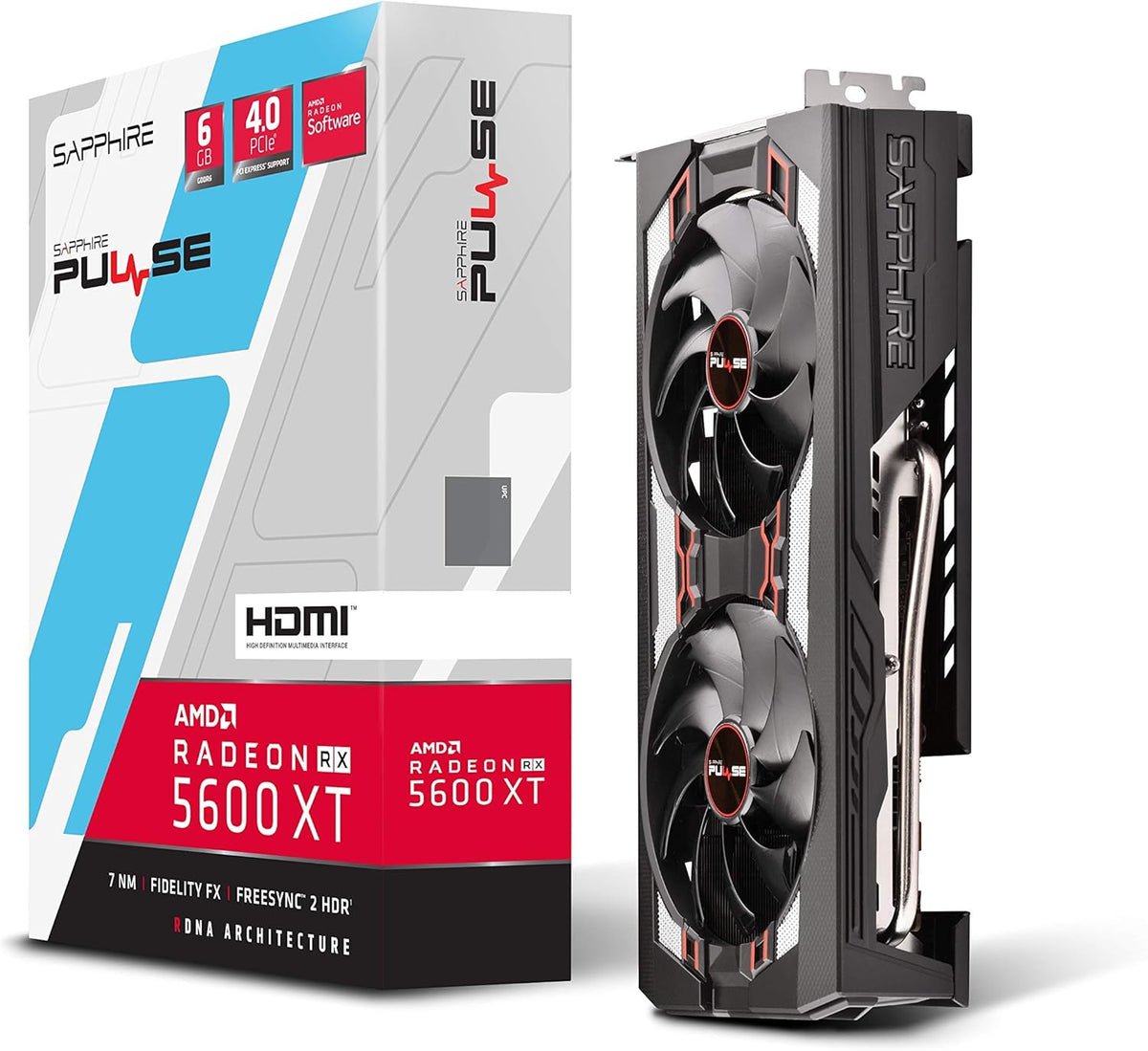 Radeon Pulse RX 5600 XT 6GB GDDR6 Graphics Card S844