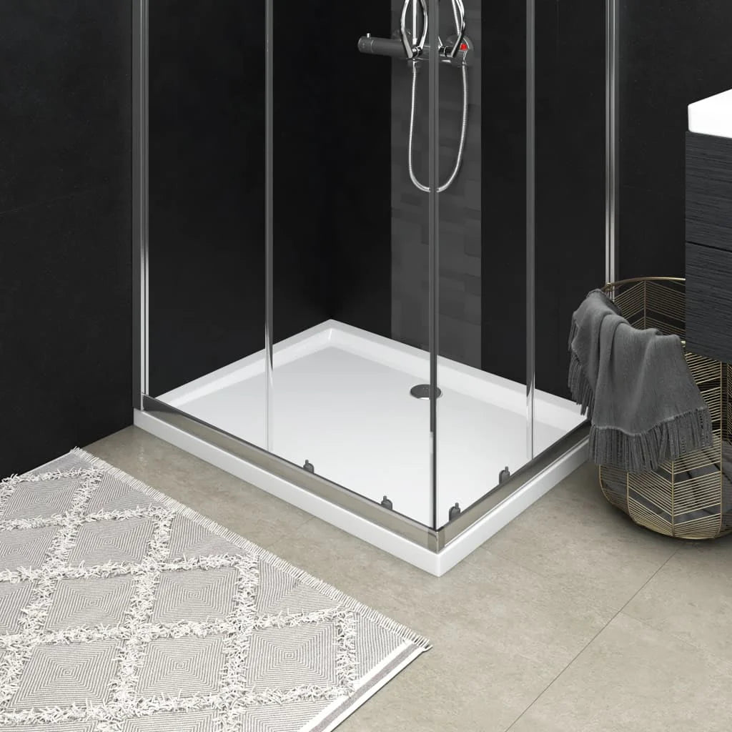 ABS Rectangular Shower Tray with Center Drain X188